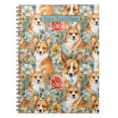 Schattige aangepaste puppy notitieboek (Voorkant)