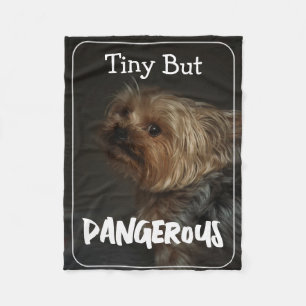 Schattige Aanpasbare Gepersonaliseerde Terrier Hon Fleece Deken