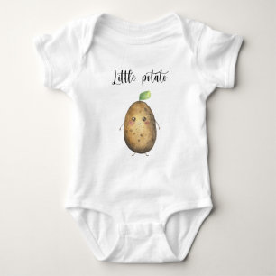 Schattige aardappel Baby Shower Romper