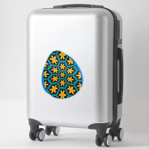 Schattige Abstract bloemenpatroon Sticker