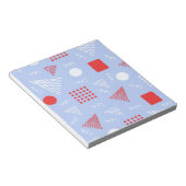 Schattige abstract patroon notitieblok (Schuin)