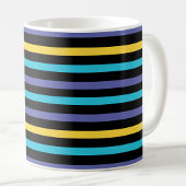 Schattige Abstract strepenpatroon Koffiemok