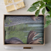 Schattige Abstracte Kleine Moose Tissuepapier (Geschenk)