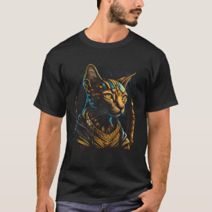 Schattige Abyssinien Kat Liefhebber Farao Abyssini T-shirt