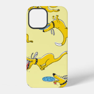 Schattige activiteit honden vintage naadloos patro iPhone 12 hoesje