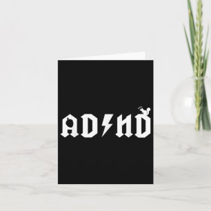 Schattige ADHD-T-shirt Geestelijke gezondheid Bewu Kaart