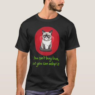 Schattige adoptie Kat, grappige Katten Kostuum voo T-shirt