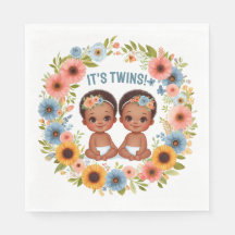 Schattige Afrikaans Twin Boys Baby shower Waterver