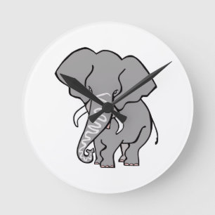 Schattige-Afrikaanse olifant - Bedreigde dieren - Ronde Klok