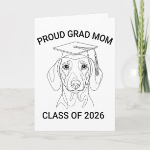 Schattige afstudeerhond Lijntekening Cl Van 2026 T Kaart
