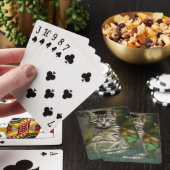 Schattige Afstuderen Kitten Pokerkaarten (Insitu)