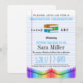 Schattige Afstuderen voor leerkrachten Kaart (Voorkant / Achterkant)