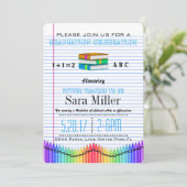 Schattige Afstuderen voor leerkrachten Kaart (Staand voorkant)