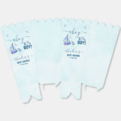 Schattige Ahoy Het is een Boy Sailboat Nautisch Ba Bedankdoosjes (Ongevouwen)