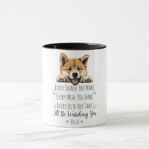 Schattige Akita-hond Grappige Op Maat Gemaakte Mok