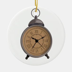 Schattige  alarmklok keramisch ornament
