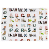 Schattige alfabet ABC Dieren Groot Cadeauzakje (Achterkant)