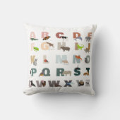 Schattige alfabet ABC Dieren Kussen (Voorkant)