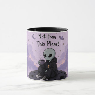 Schattige Alien Mok – Aardig Ruimteschepsel Design