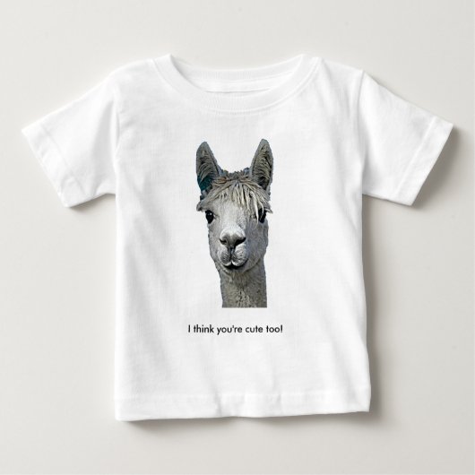 Schattige Alpaca (Voorkant)