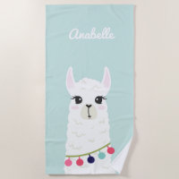 Schattige Alpaca gepersonaliseerde Kinder