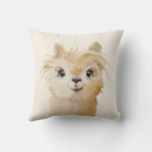 Schattige Alpaca Kussen (Achterkant)