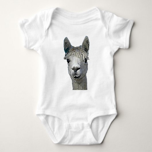Schattige Alpaca Romper (Voorkant)