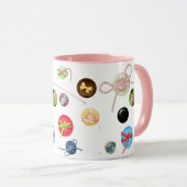 Schattige Als Button Naaien Quote Buttonnen & Lint Mok (Voorkant rechts)