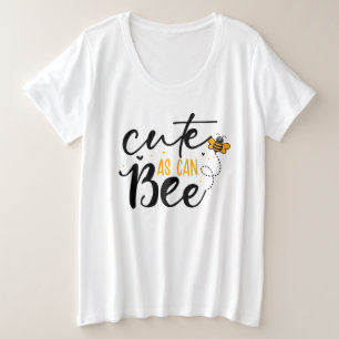 Schattige als maar kan grote maat t-shirt