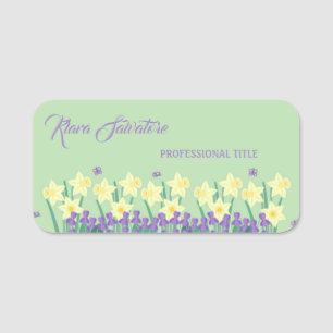 Schattige Amazing Gorheerlijke Cute Narcis Naamplaatje