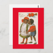 Schattige -Amerikaanse Valentijn Briefkaart (Voorkant / Achterkant)