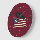 Schattige Amerikaanse wandklok Grote Klok (Hoek)