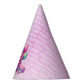 Schattige Anime Axolotl Roze en Paarse Meisjes Ver Feesthoedjes (Rechts)