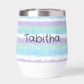 Schattige Anime Meisje Holding Bubble Tea (Achterkant)