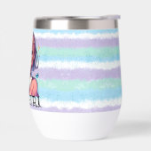 Schattige Anime Meisje Holding Bubble Tea (Links)