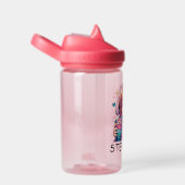 Schattige Anime Meisje Holding Bubble Tea Waterfles (Rechts)