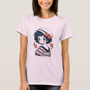  Schattige anime meisje T-shirt