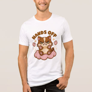 Schattige anti-sociale kat Tri-Blend shirt