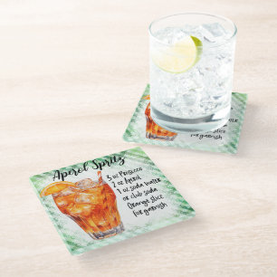 Schattige Aperol Cocktail Recept Glazen Onderzetter