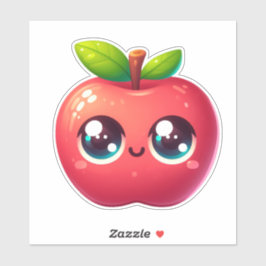 schattige appel sticker
