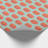 Schattige Apple Pattern Wrapping Paper Cadeaupapier (Hoek)