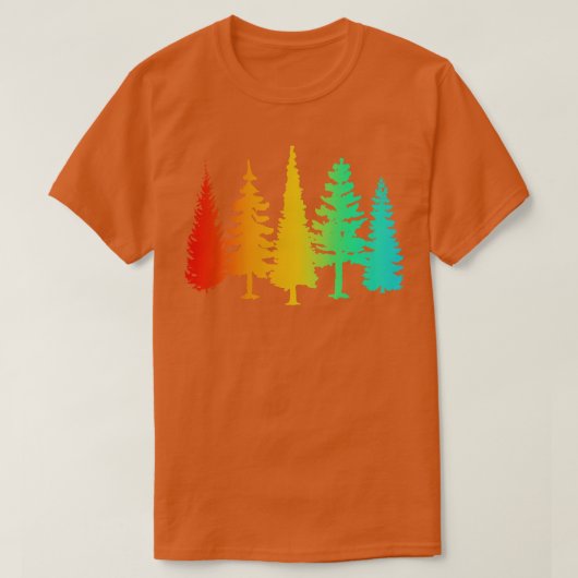 Schattige Artsy Forest T-shirt (Design voorkant)