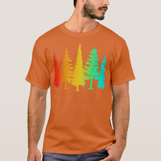 Schattige Artsy Forest T-shirt