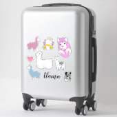 Schattige Assorted Llama Sticker (Koffer)