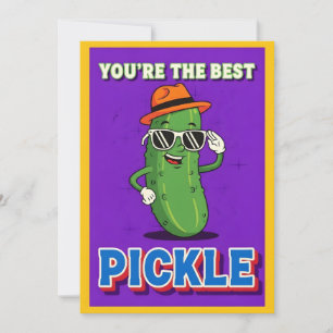 Schattige Augurk Woordgrapje Jij Bent De Beste Aug Bedankkaart