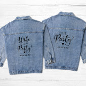 Schattige Austin Bachelorette Party Denim Jacket