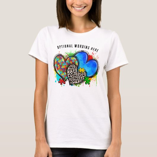 Schattige Autisme Awareness T-shirt (Voorkant)