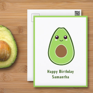 Schattige Avocado Briefkaart