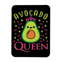 Schattige Avocado Koningin met Hart Keto Meisje Ko