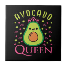 Schattige Avocado Koningin met Hart Keto Meisje Ko